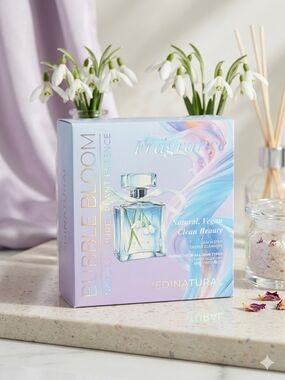 Bubble Bloom Fragrance Boxed Set - Pastel Blue Lavender